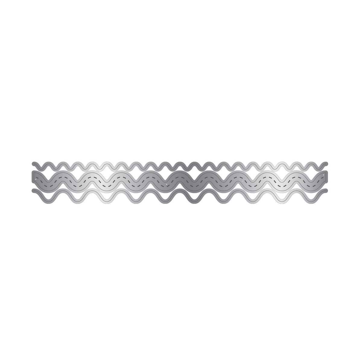 Crafters Companion Matrices de découpe en métal Edgeables - Vagues