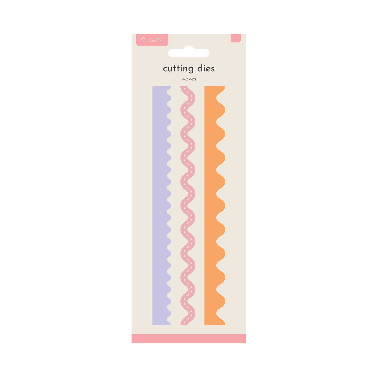Crafters Companion Matrices de découpe en métal Edgeables - Vagues