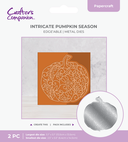 Crafter's Companion Die Set Intricate Pumpkin Season