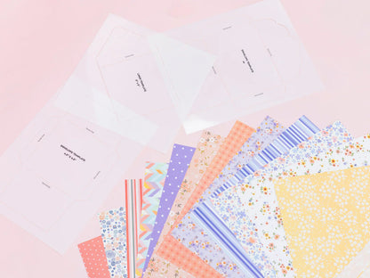 Lot économique de gabarits et d'enveloppes en papier Crafters Companion