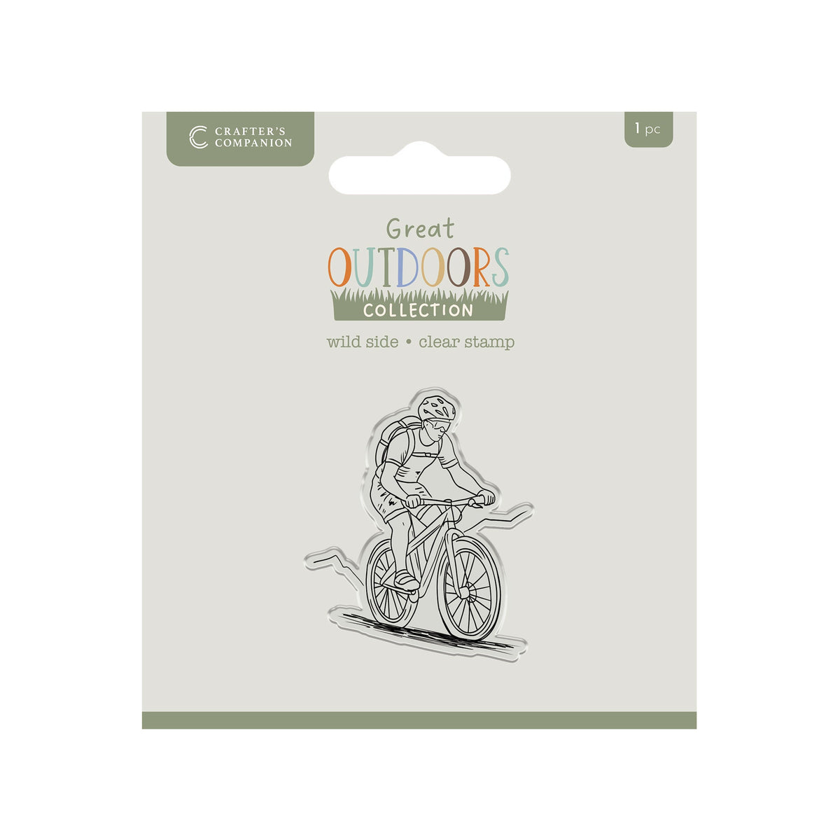 Crafters Companion Le set de tampons transparents The Great Outdoors - Wild Side