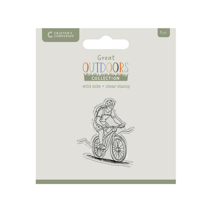 Crafters Companion Le set de tampons transparents The Great Outdoors - Wild Side