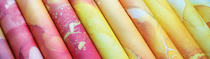 Bloc de papiers Premium Craft Consortium Ink Drops - Sunset 6x6
