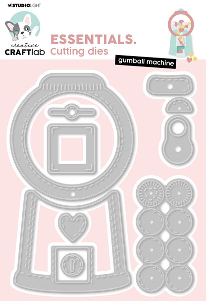 CCL Cutting Die Gumball Machine Essentials 17 Pieces