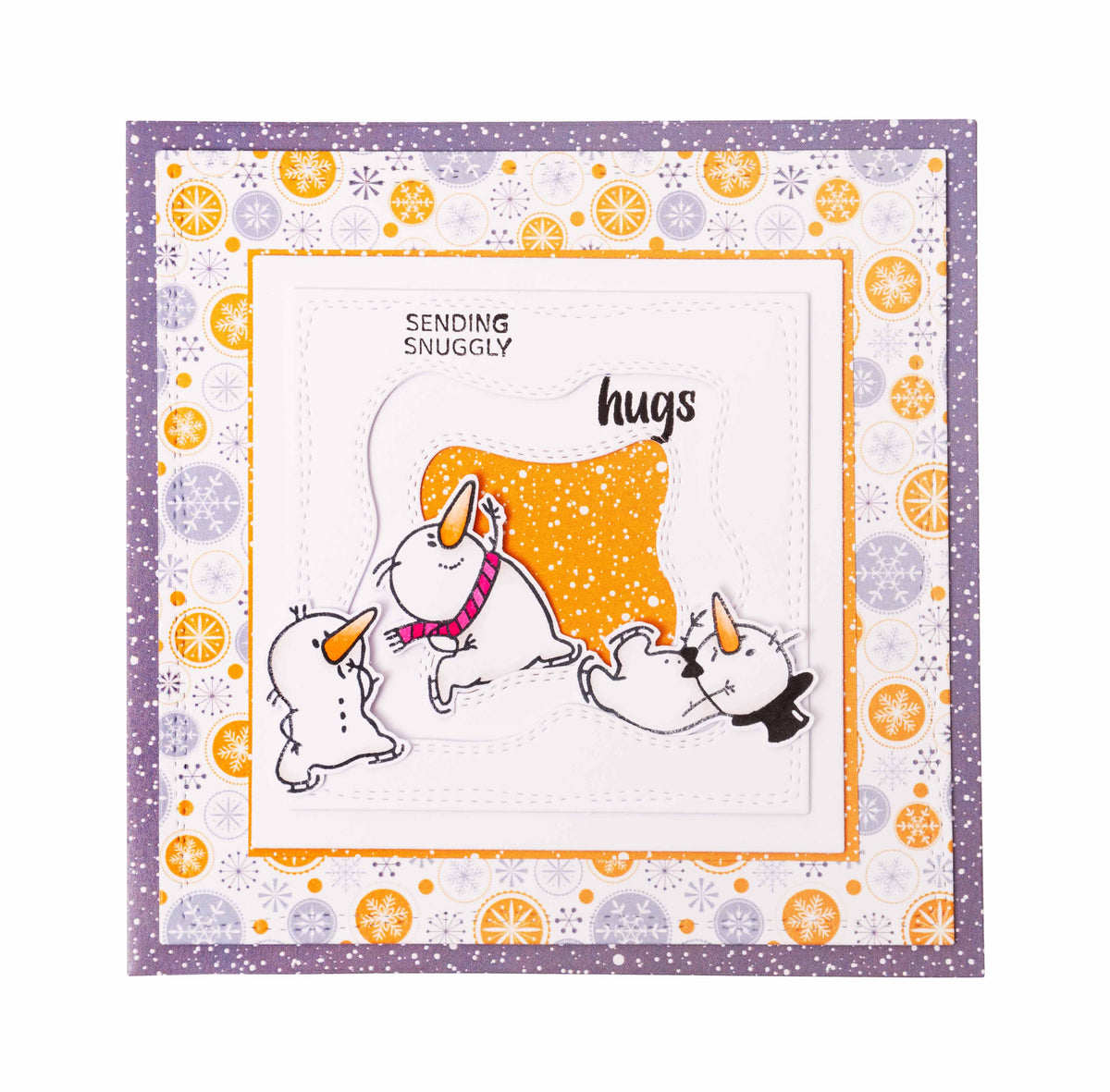 Bloc de papier CCL Snow Is Falling Friendz 210x148x9mm 24 feuilles n°122