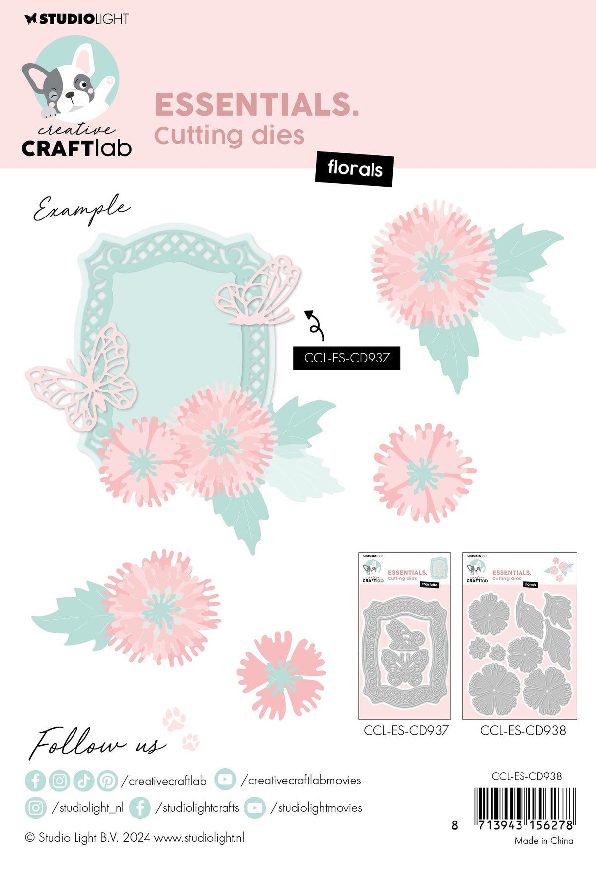 CCL Matrice de coupe Essentiels floraux 9 pièces