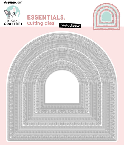 CCL Cutting Die Nested Bow Essentials 12 PC