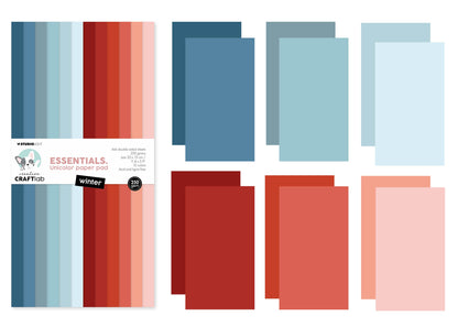 CCL Uniclor Paper Pad Winter Essentials 300x150x9mm 24 Sheets