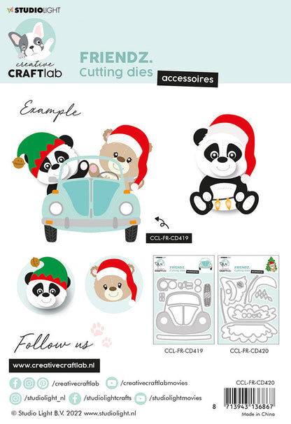 CCL Matrice de coupe Accessoires de Noël Friendz 134x114x1mm 1 pc n°420