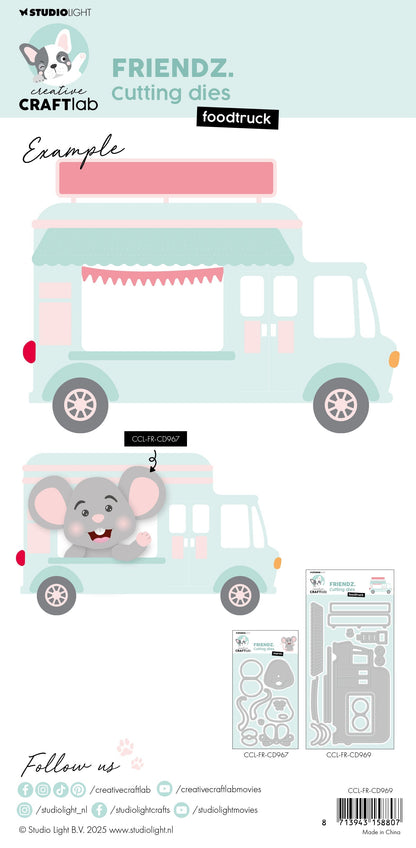 CCL Matrice de découpe Foodtruck Friendz 11 pièces