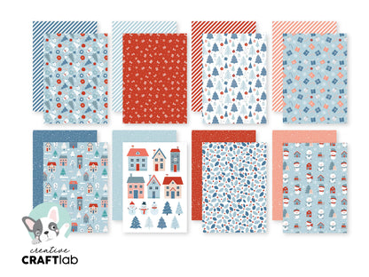 Bloc de papier design CCL Hello Winter Friendz 210x148x9mm 24 feuilles