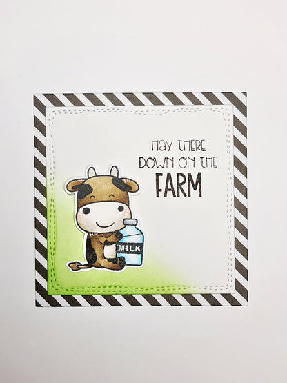 Bloc de papier CCL motifs animaux de la ferme 24 feuilles