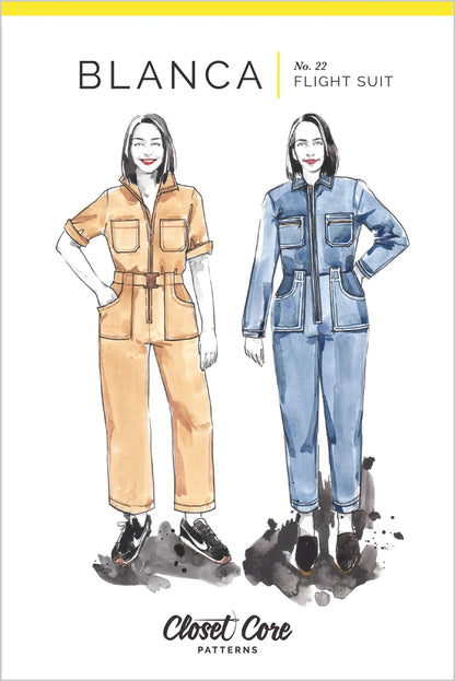 Blanca Flight Suit by Closet Core Patterns