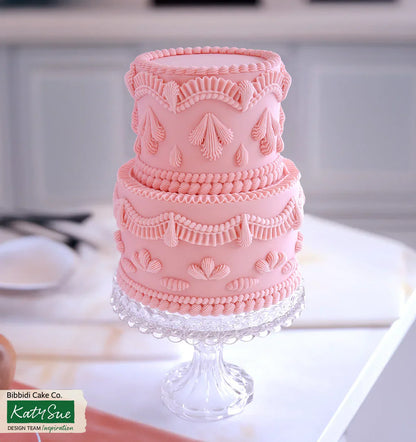Serrated Rope Borders Silicone Mould