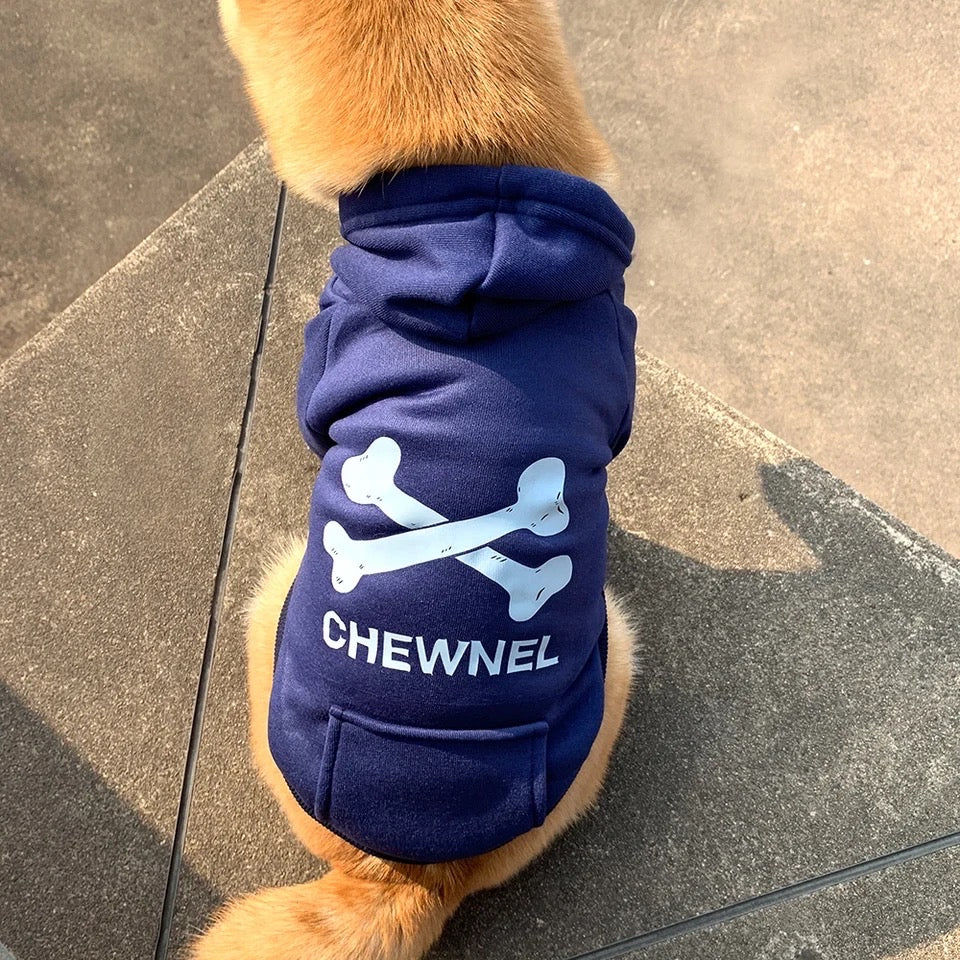 Hoodie pour chien Coco Chewnel Bone | Hoodie pour chien
