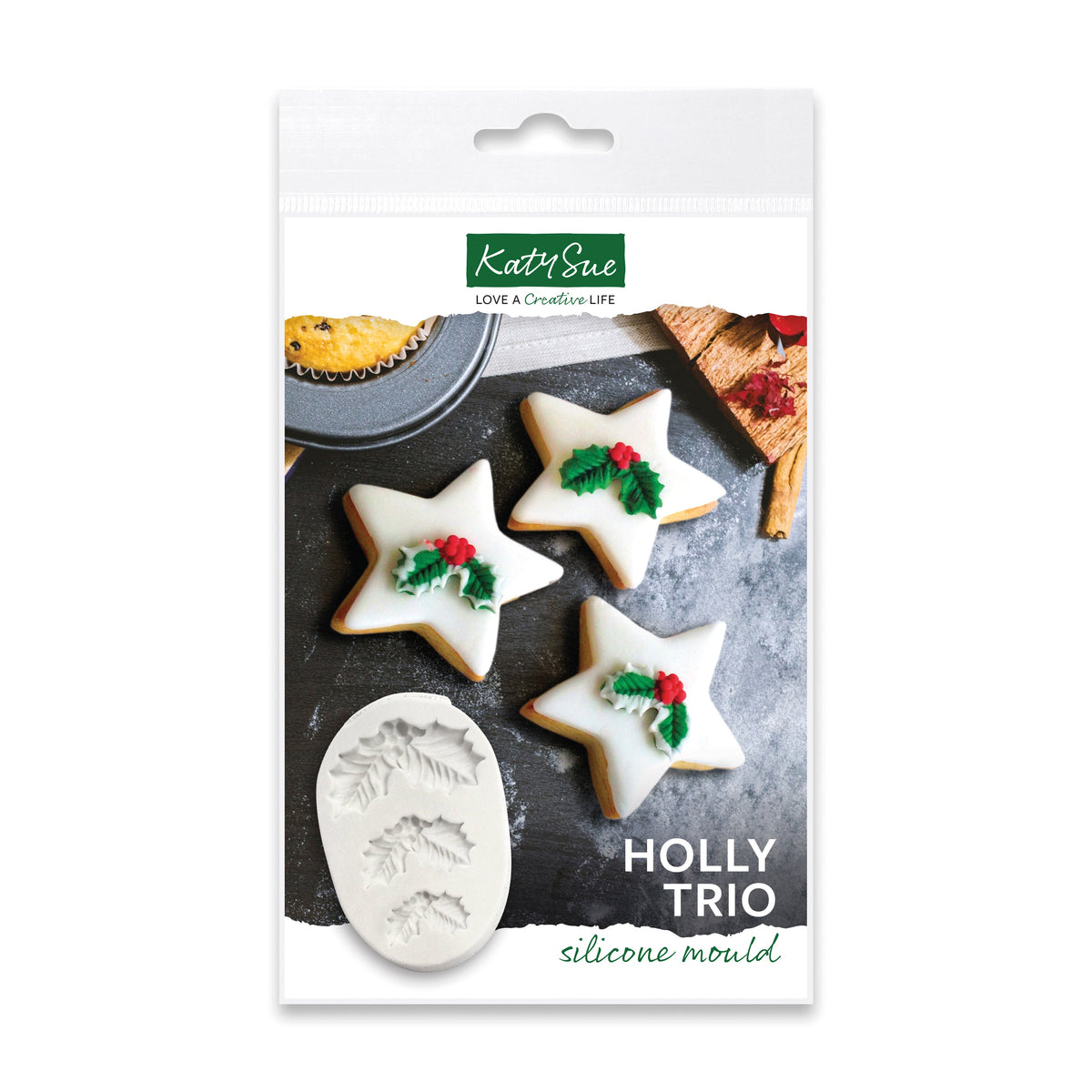 Moule en silicone Trio de Houx