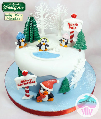 Moule en silicone Poteaux Indicateurs de Noël