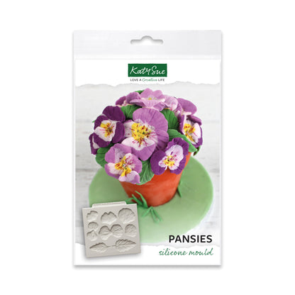 Pansies Silicone Mould