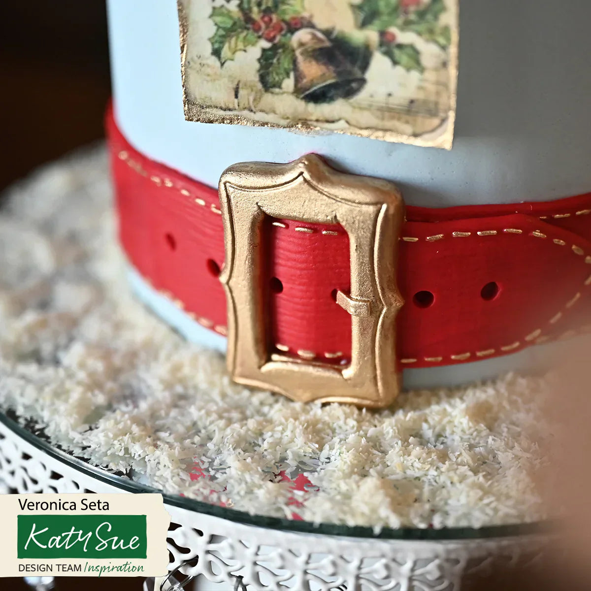 Moule en silicone Ceinture du Père Noël