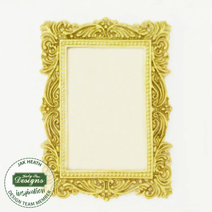 Grand moule en silicone pour cadre vintage