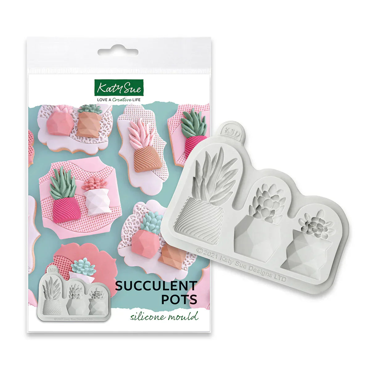 Moule en silicone pour pots de plantes grasses