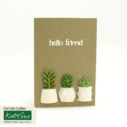 Moule en silicone pour pots de plantes grasses