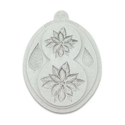 Moule en silicone Duo Poinsettia