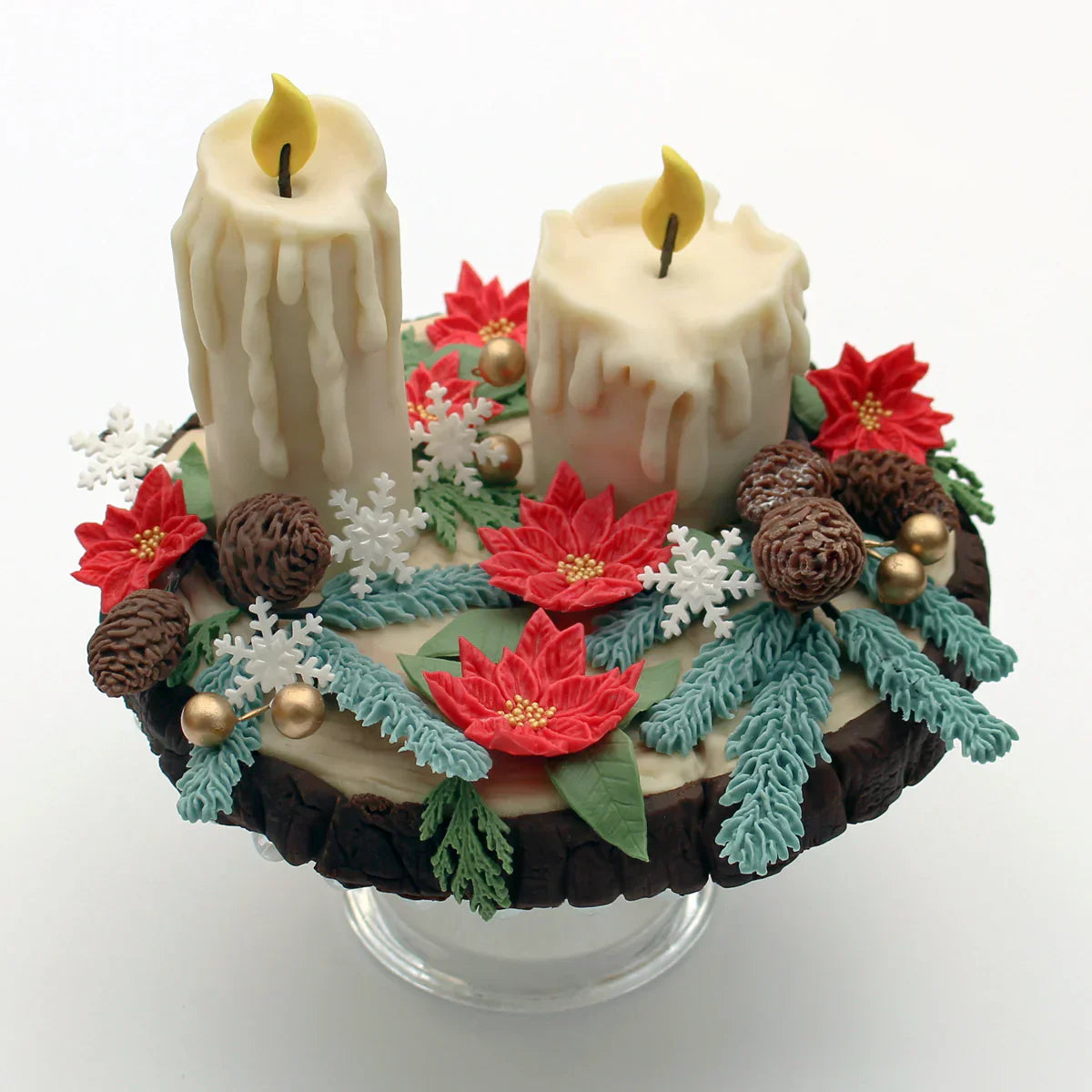 Moule en silicone Duo Poinsettia
