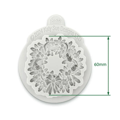 Moule en silicone Couronne de Noël