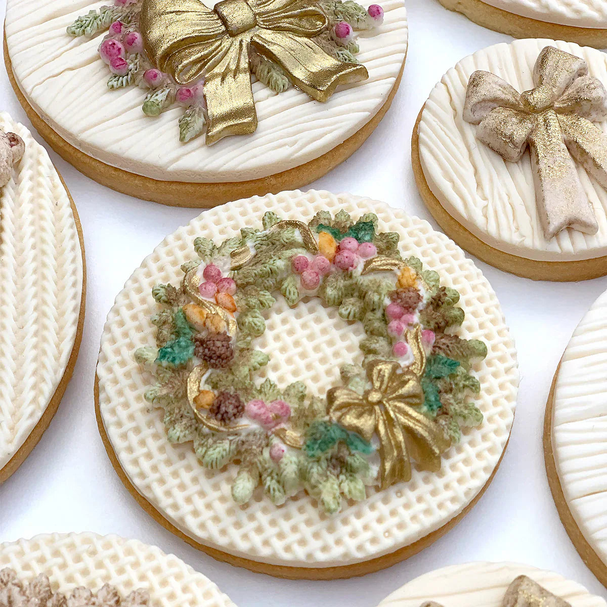 Moule en silicone Couronne de Noël