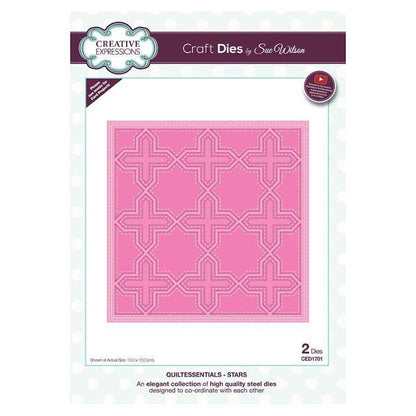 Matrices de découpe par Sue Wilson Collection Quiltessentials Stars