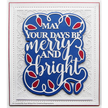 Matrices de découpe Sue Wilson Festive Merry & Bright