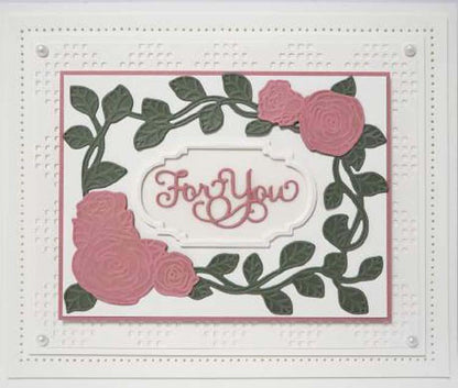 Frames and Tags Collection Summer Rose Die