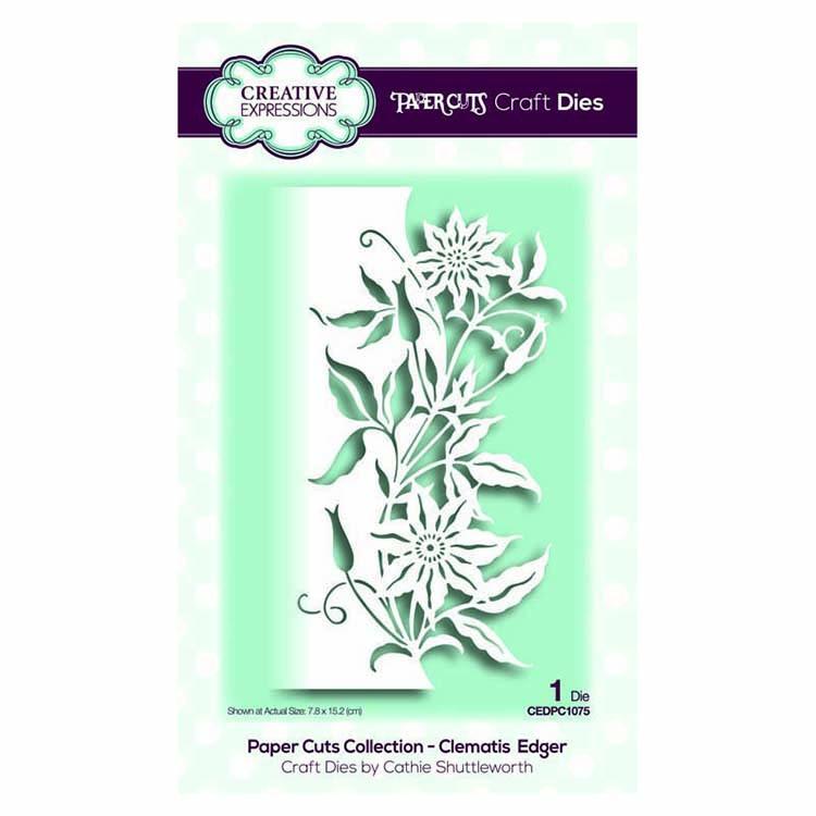 Collection Paper Cuts Creative Expressions – Bordure Clématite