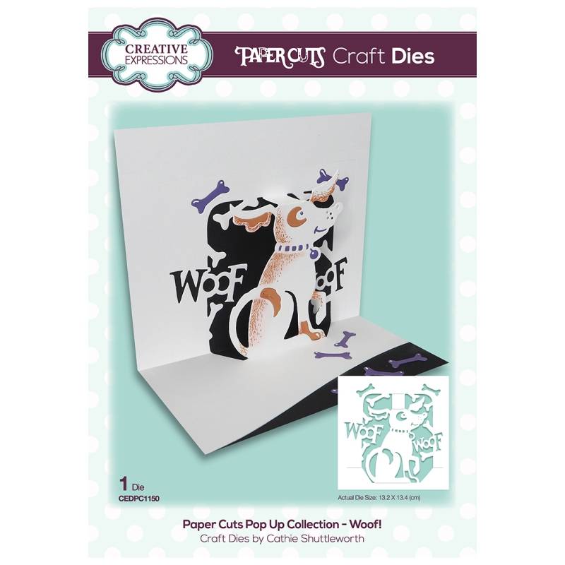 Paper Cuts Woof! Matrice de coupe