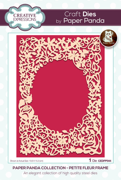 Matrice de découpe Creative Expressions Paper Panda Petite Fleur Frame