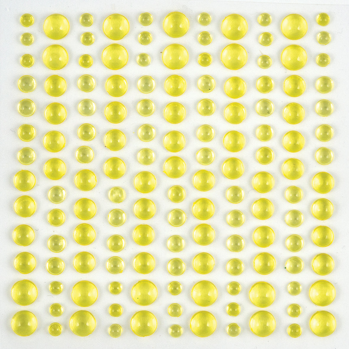 Gouttes adhésives décoratives Craft Consortium – Jaune