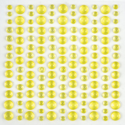 Gouttes adhésives décoratives Craft Consortium – Jaune