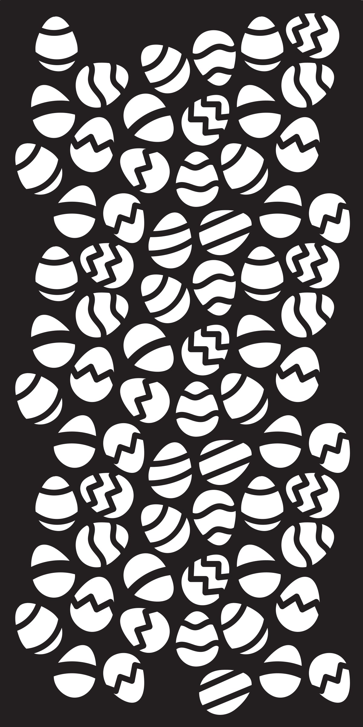 Creative Expressions Pochoir DL Egg Stravaganza 10,0 x 20,3 cm