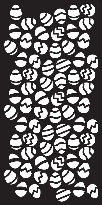 Creative Expressions Pochoir DL Egg Stravaganza 10,0 x 20,3 cm