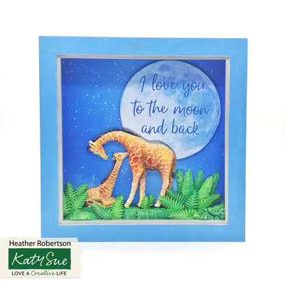 Giraffe Mother and Baby Silicone Mould
