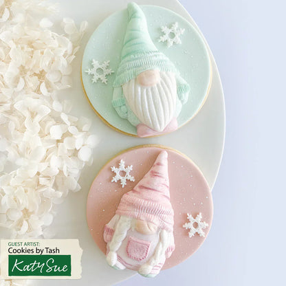 Moule en silicone petite fille gnome