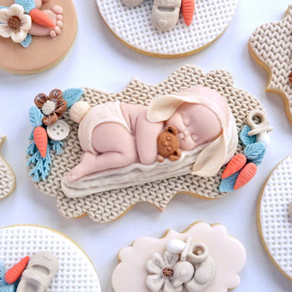 Moule en silicone Bébé sur couverture