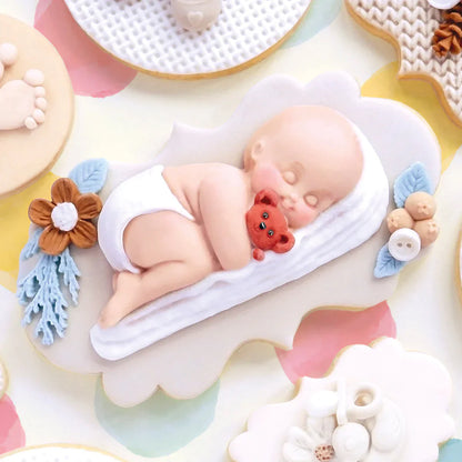 Moule en silicone Bébé sur couverture