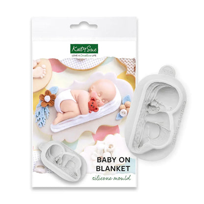 Moule en silicone Bébé sur couverture