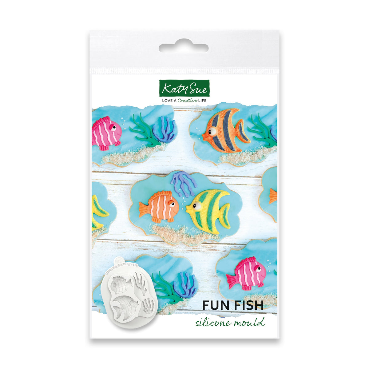 Moule en silicone Poissons amusants