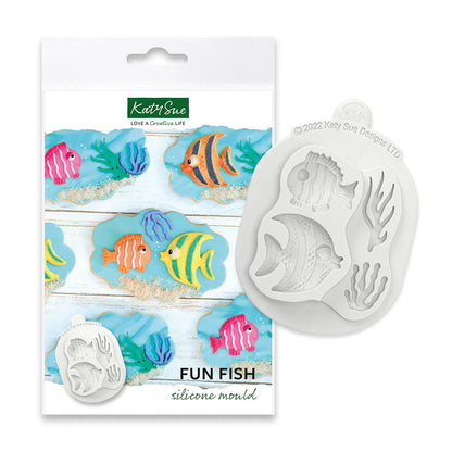 Moule en silicone Poissons amusants