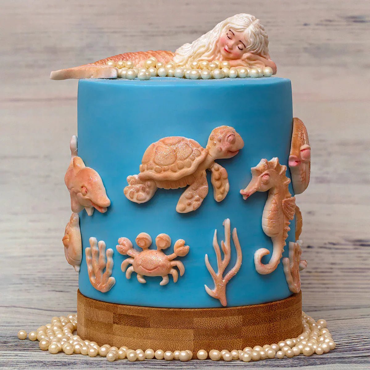 Moule en silicone tortue et crabe