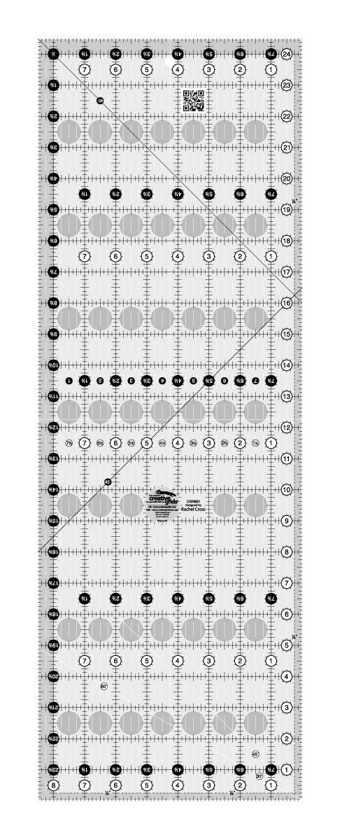 Règle de courtepointe Creative Grids 8-1/2po x 24-1/2po