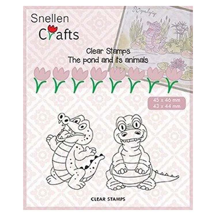 Tampon Transparent Crocodile Snellen Crafts